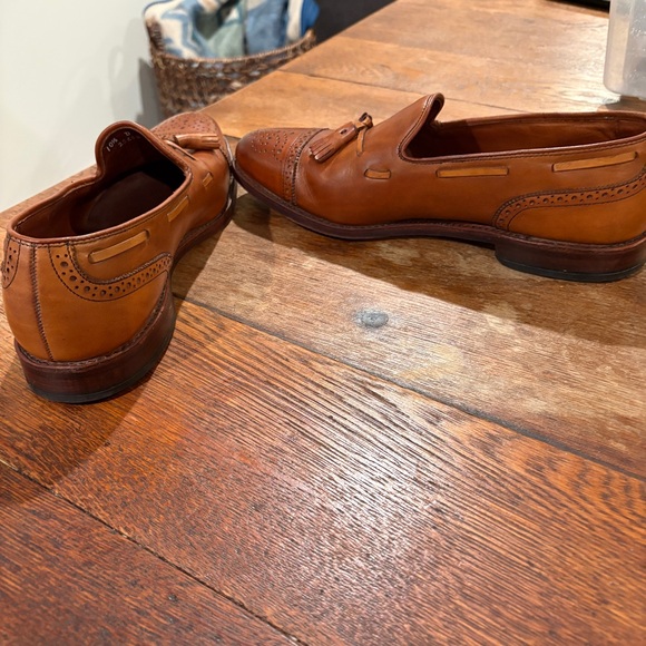 Allen Edmonds Tan Tassel Loafers 10.5D Jermyn - Picture 7 of 9